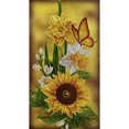 thumbnail image 1 of Cuadros Decorativos Pintura de diamante especial parcial girasol + mariposa 5D resina imagen de diamantes de imitación DQrwqpou Nuevos Originales, 1 of 8