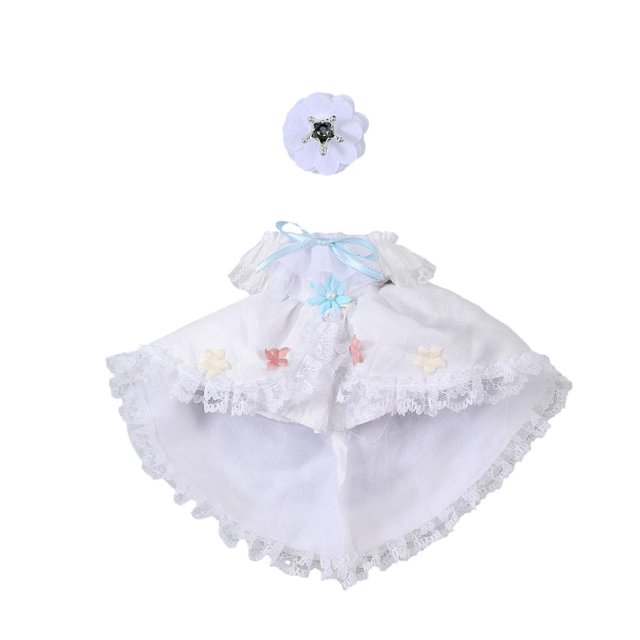 Falda de muñeca para niña de 12 pulgadas, ropa de moda para muñeca de simulación, tela suave, vestido informal para muñeca de todos los días, vestido Estilo F