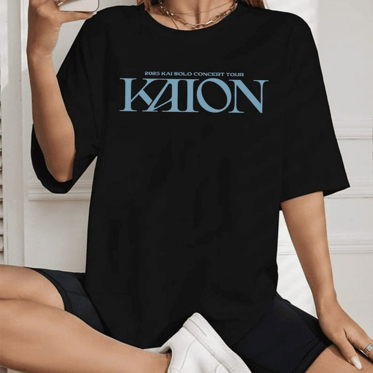 2 Sided Kai KAION Tour 2025 In Us T-Shirt, Kai Wait On Me Album