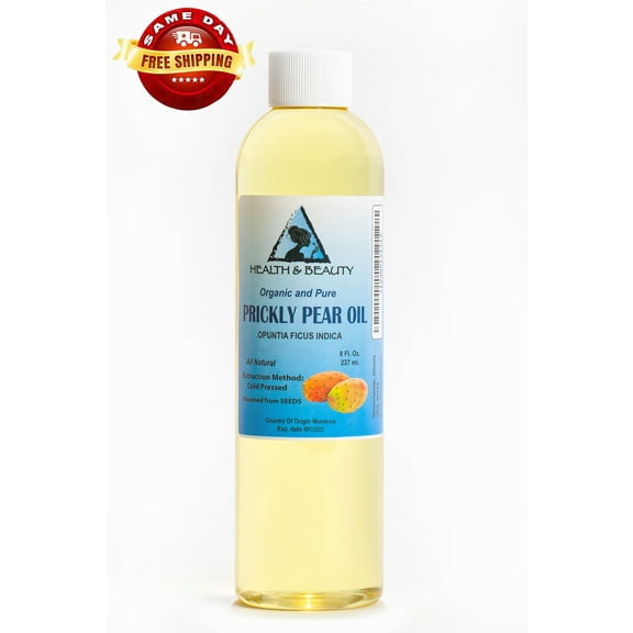Prickly pear seed oil organic cold pressed premium 100% pure all natural 8 oz