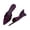 purple, variant on Women's Pointed Toe High Heel Mules, Satin Open Back Slip On Dress Sandals