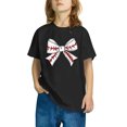 thumbnail image 4 of RXIRUCGD T-shirt Imprimé Halloween pour Enfants Garçons Filles Mode Mignon Col Rond Manches Courtes (Noir, Taille : 5 Ans), 4 of 4