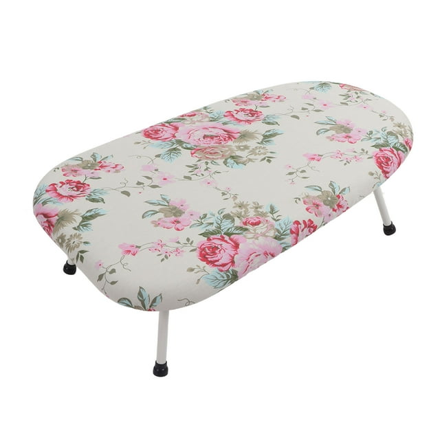 Table à Repasser, Table à Repasser Jambe Pliable Facile à Déplacer pour Motif de Fleurs de Chambre à Coucher 1