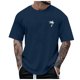 thumbnail image 1 of Playeras Negras Hombre Algodon Hombres Casual Otoño Invierno Sólido Manga Larga Cuello En V Camiseta Top Blusa, 1 of 3