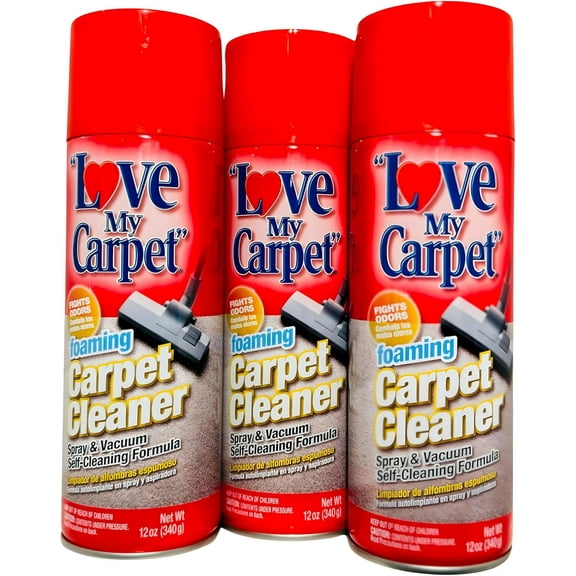 LOVE MY CARPET 12 oz., Foaming Carpet Cleaner (Pack of 3)