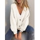 thumbnail image 2 of Cardigan Oversized de Punto Grueso PRETTYGARDEN Blanco Talla L, 2 of 7