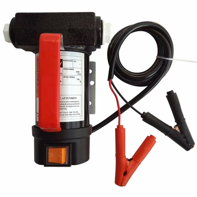 12V DC Gasoline Fuel Transfer Pump Anti-Explosive w/ Digital Nozzle Meter  Diesel Gas Refill Kits 265W 20GPM - AliExpress