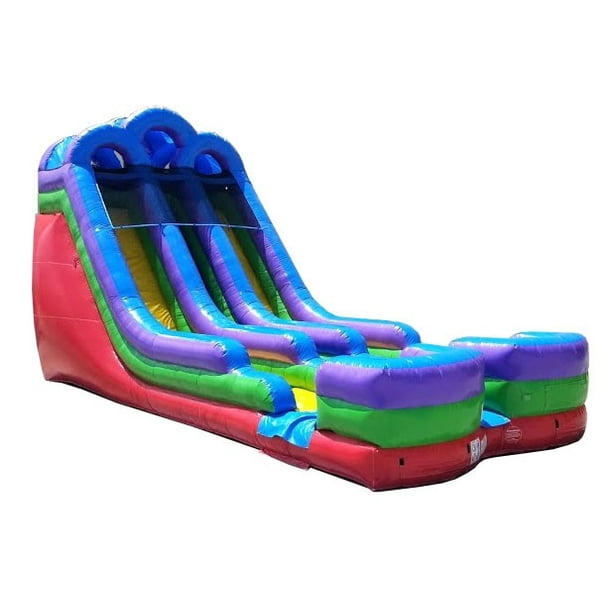 inflatable water slide without blower