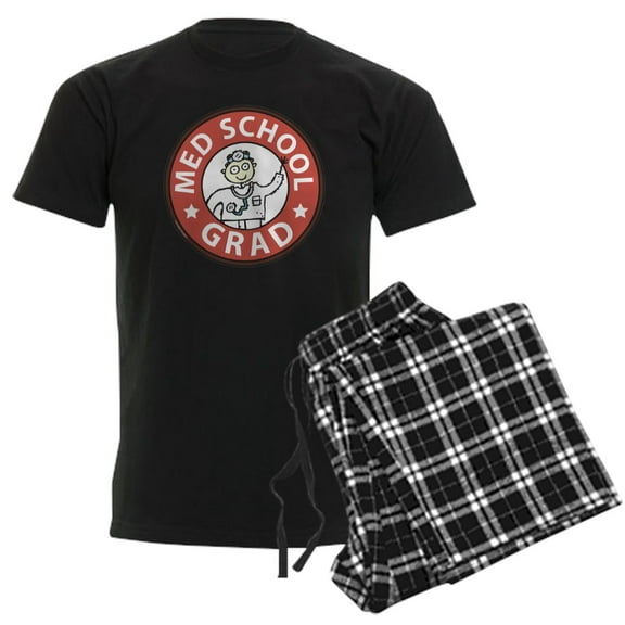 CafePress - Med School Grad (Male) Men's Dark Pajamas - Men's Dark Loose Fit Cotton Pajama Set