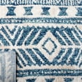 thumbnail image 6 of SAFAVIEH Tunisia Donald Geometric Runner Rug, Navy/Ivory, 2' x 8', 6 of 7