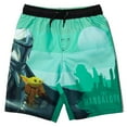 thumbnail image 5 of Star Wars The Mandalorian Yoda Little Boys 3 Pack Swim Trunks Bathing Suits 7, 5 of 5