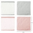 thumbnail image 6 of Loritta 2Pcs Women's Winter Knitted Fleece Scarves Set Classic Solid Style Thickened Warm Neck Warmer Gray & Pink, 6 of 6