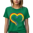 thumbnail image 1 of Birdeem T-Shirt Décontracté pour Femmes à Imprimé, Col Rond, Coupe Ample, Manches Courtes, Chandail à Enfiler, 1 of 1