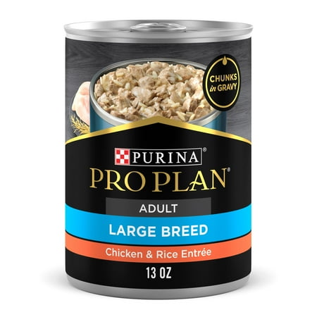 UPC: 0038100027696 | Purina Pro Plan Chunks in Gravy Wet Dog Food for Adult Dogs Chicken  13 oz Cans (12 Pack)