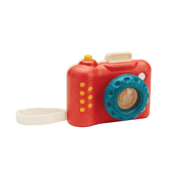 Plantoys My First Camera Juguetes Para Niños Pequeños Con Lente De Caleidoscopio Ajustable Y Obturador En El Que Se Puede Hacer Clic, Fabricados De Manera Sostenible Con Materiales No Tóxicos Para Jue