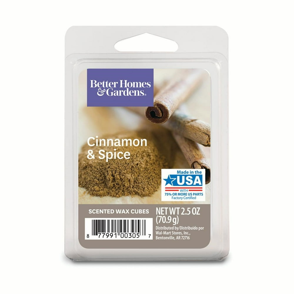 Cinnamon Spice Scented Wax Melts, Better Homes & Gardens, 2.5 oz