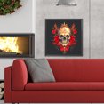 thumbnail image 2 of Resina Con Diamantes Redondos JShteea Serie Abstracta Calavera Sacrificio 40*40CM, 2 of 9