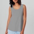 thumbnail image 2 of Hauaitttt Ladies' Casual Fashion Tank Top Spaghetti Strap Camisole V Neck Sleeveless Breathable Fabric Spring/Summer Wear Multiple Colors Athletic Set 2x Tunic Tops Women Tops Exercise Top Apparel, 2 of 6