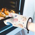 thumbnail image 5 of Easter Oven Mitts and Pot Holders Set of 2, Easter Eggs Spring Colorful Heat Resistant Oven Mitts Kitchen Oven Glove for Cooking, Baking, 5 of 6