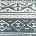 thumbnail image 4 of Chezmoi Collection Remy 3-Piece Southwestern Geometric Motif Quilt Set, Multicolor Gray White Light Brown Printed Microfiber Lightweight Quilted Bedspread Set, Queen (100" x 95"), 4 of 9