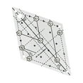 thumbnail image 4 of yuksok 60 Degree Diamond Quilting Template Quilting Templates Quilting Ruler Craft Small, 4 of 9
