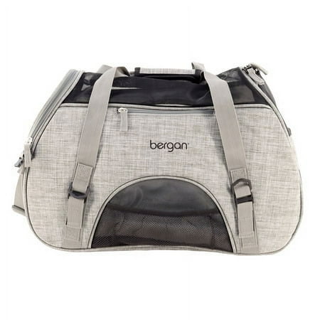 UPC: 0879213009199 | Coastal Pet Bergan Comfort Carrier – Cat and Dog Carrier – Heather Grey 19 x 10 x 13