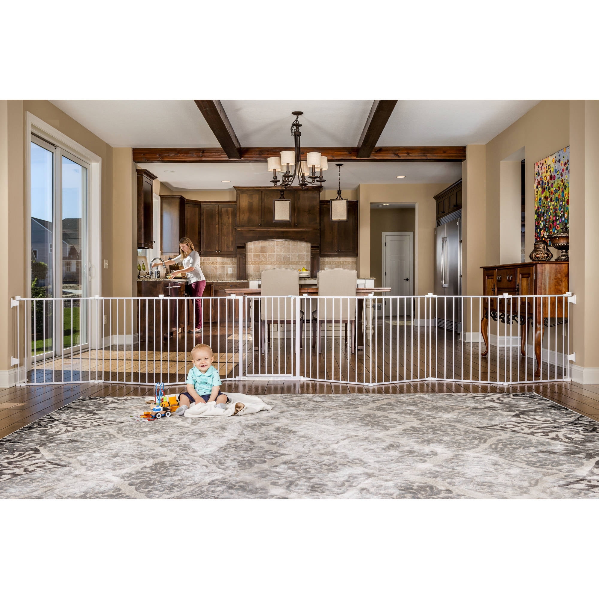 regalo extra wide baby gate walmart