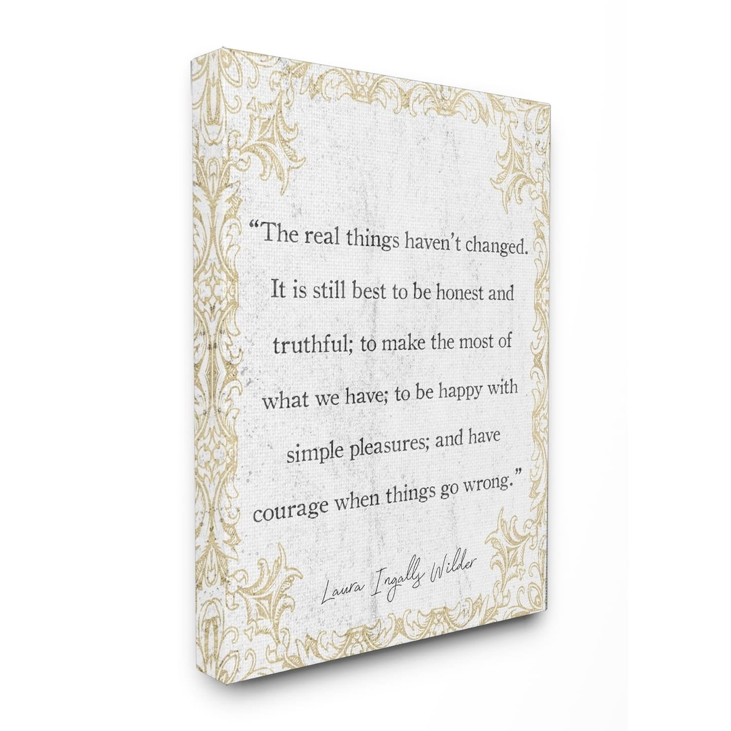 Stupell Real Things Foil Look Stretched Canvas Wall Art 30 x 40