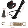 thumbnail image 3 of Motorcycle Kickstand,Motorcycle Foot Side Stand Stainless Steel Nonslip Parking Foot Support Triangular Stable Structure(18CM) Electric Modification Accessories, 3 of 5