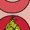 BLUSH, variant on The Grinch - Love Stack - Juniors Cropped Graphic T-Shirt