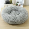 thumbnail image 4 of Multi-colour Faux Fur Fluffy Round Pet Bed For Dog & Cat, Calming Dog Bed & Cat Bed, 4 of 18