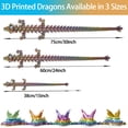 thumbnail image 2 of Dragon Toy FOTN, impreso en 3D, articulado, 76 cm, rojo, amarillo y azul, 2 of 5