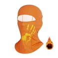 thumbnail image 2 of QATAINLAV Heat Reactive Balaclava Unisex Fleece Lined Warm Ski Mask Fashion Color Changing Heat Reactive Balaclavas Orange, 2 of 9