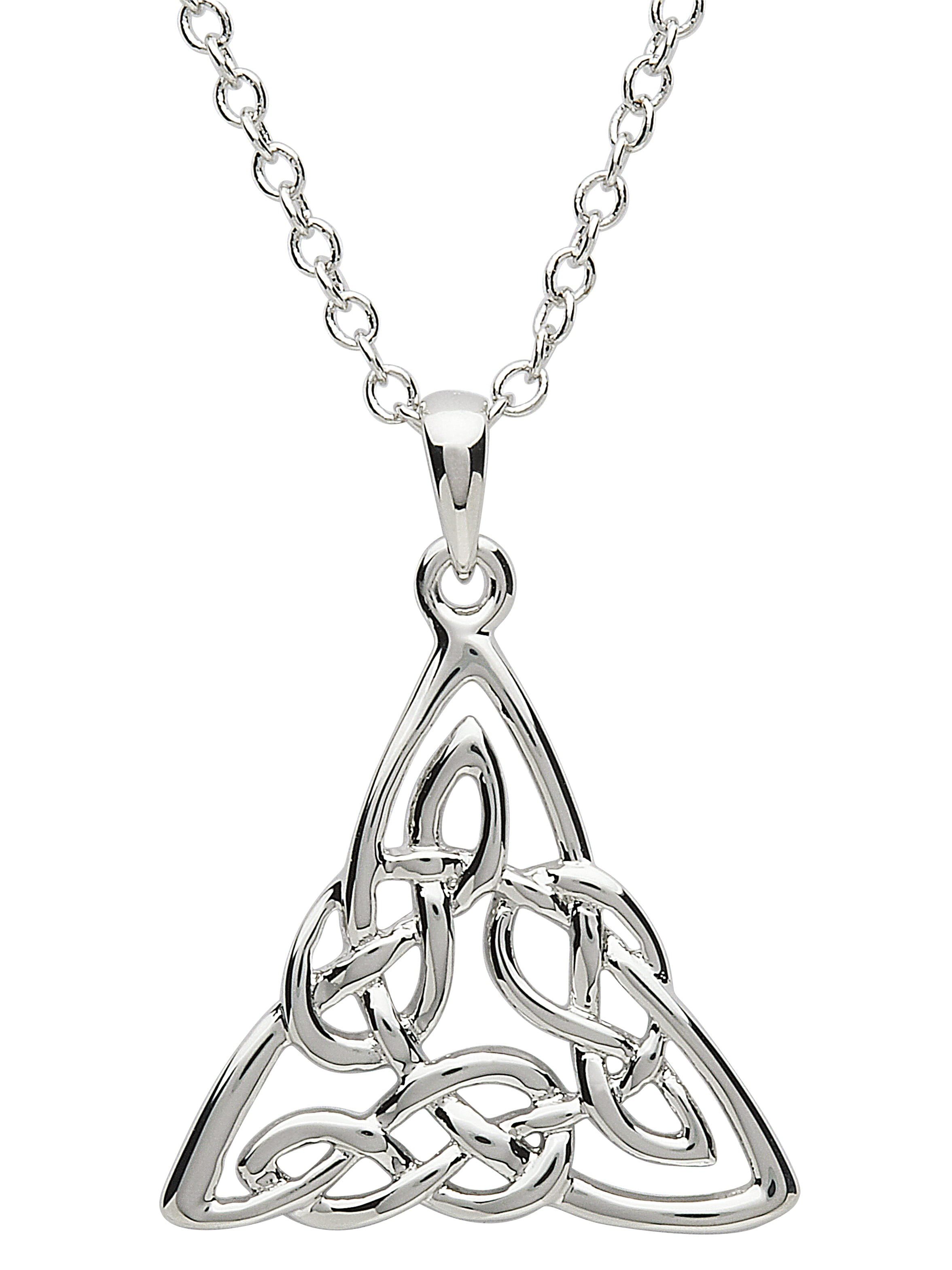 Shanore - Shanore Irish Jewelry Women's Platinum Plated Trinity Knot