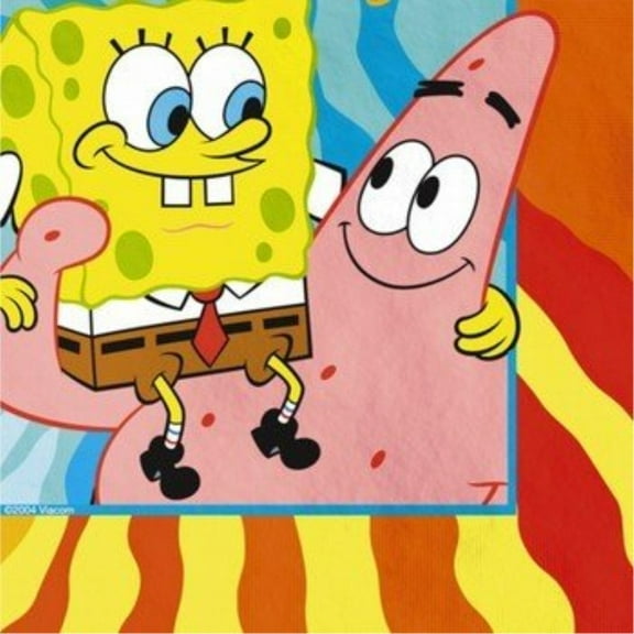 spongebob 'buddies' small napkins (16ct)