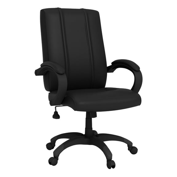 Executive Office Chair Black Synthetic Leather