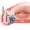 E, variant on Fruit Flavored Lip Oil, Summer Lip Gloss, Dopamine Color Lip Shine Moisturizing Non-Greasy formula, Long-Lasting Hydration Lightweight Texture Portable Mini Brush Application