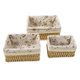 thumbnail image 1 of Cestas de almacenamiento tejidas a mano, contenedores de almacenamiento decorativos duraderos, portátiles, multiusos, para organización de estantes de dormitorio y maquillaje, 1 of 5