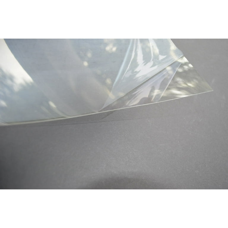 14mil .35mm Clear Mylar Sheets Blank Stencils Airbrush Quilting 12 inchx12 inch (6 Pack)
