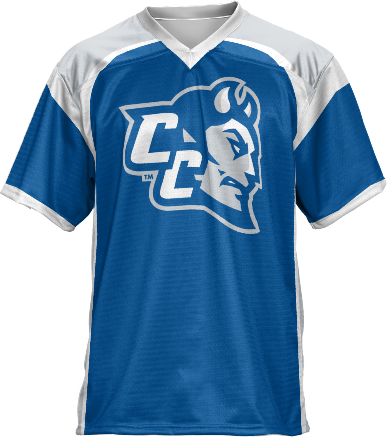 Men's Central Connecticut State University Red Zone Football Fan Jersey