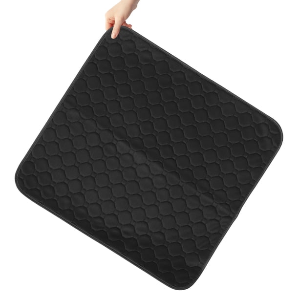 unbranded Cojín De Asiento Impermeable Negro Para Sofá De Poliéster Lavable Y Reutilizable Resistente