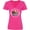 Cyber Pink, variant on Inktastic Dogs Make Me Happy, Hoomans Not So Much-Cute Dog Family Women's V-Neck T-Shirt