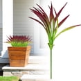 thumbnail image 3 of 1 Pcs Artificial Cymbidium Plant, Faux Greenery Stems for Pot or Vase Faux Orchid Stems That Look Real for Indoor Home Office Farmhouse Decoration 17.3", 3 of 9