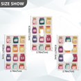 thumbnail image 7 of Yayeee Blank Wall Plate Cover 1-Gang 4.5"x2.7" Home Unused Decorative Outlet, Colorful Jam, 7 of 7