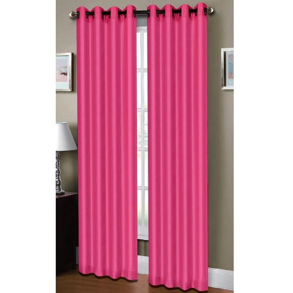 Raphael Heathered Faux Linen Extra Wide Grommet Curtain Panels