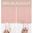 thumbnail image 6 of 2 Pack: Kate Aurora Hotel Chic Blackout Grommet Top Window Curtains - Rose/Pink, 6 of 6