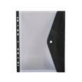 thumbnail image 1 of CNKOO Plastic File Folders with Label Pockets - US Letter & A4 Size Clear Document Envelopes  Assorted Color Poly Organizers for Office School Supplies, 1 of 6