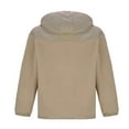 thumbnail image 4 of GuangCheng Mens Fuzzy Jackets Fleece Long Sleeve Full Zip Open Front Soft Thick Winter Coats, 4 of 6