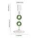 thumbnail image 2 of Portavelas de cristal con forma de árbol de Navidad | Soporte decorativo de cristal para velas pequeñas, 2 of 5