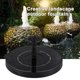 thumbnail image 3 of Matsuzay Fuente de agua con energía solar de 6 V, dispositivo de riego para jardín, patio, patio, fuente de agua decorativa, 13 cm Jardín y Patio negro 16cm Matsuzay HA4935-02B, 3 of 6